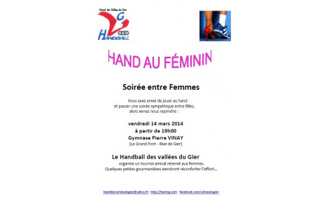 Soirée Hand entre Femmes