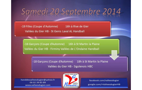Samedi 20 Septembre