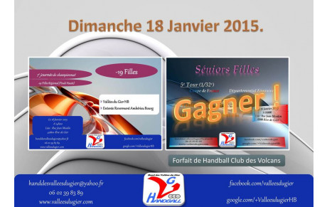 Championnat et 32e de finale.